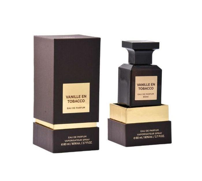 Fragrance World Vanille En Tobacco 80ml Eau de Parfum - Dubai Scents 101
